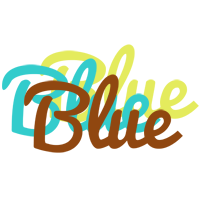 Blue cupcake logo