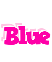 Blue dancing logo