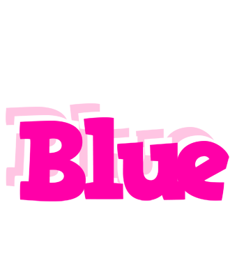 Blue dancing logo