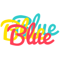 Blue disco logo