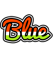 Blue exotic logo