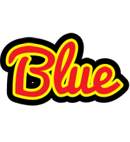 Blue fireman logo