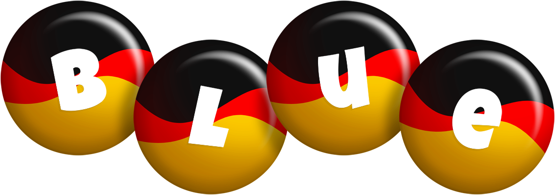 Blue german logo