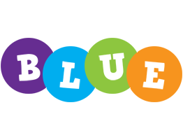 Blue happy logo