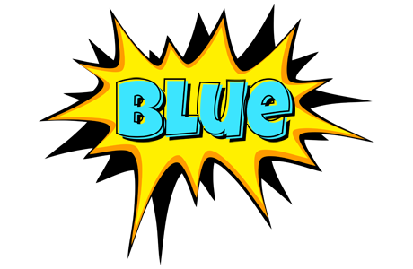 Blue indycar logo