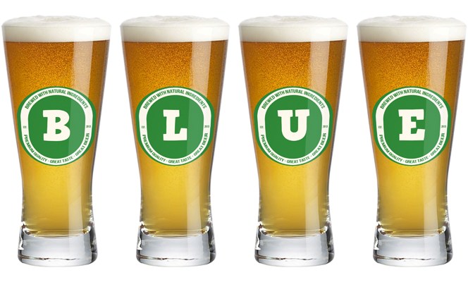Blue lager logo