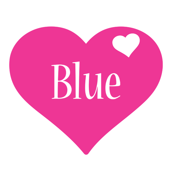 Blue love-heart logo