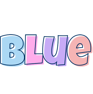 Blue pastel logo