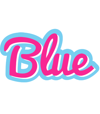 Blue popstar logo