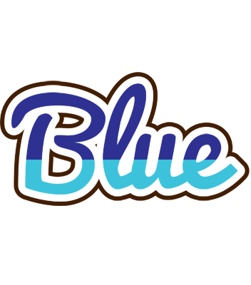 Blue raining logo