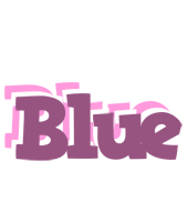 Blue relaxing logo