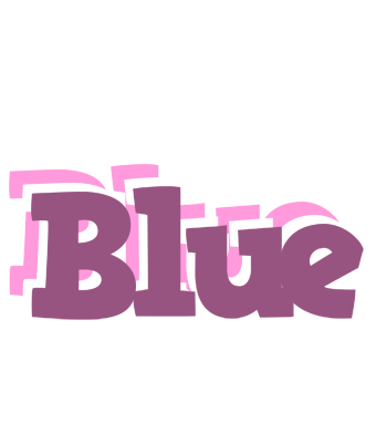 Blue relaxing logo
