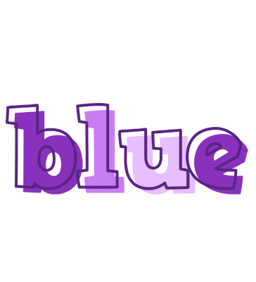 Blue sensual logo