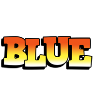 Blue sunset logo