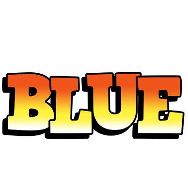 Blue sunset logo