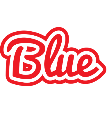 Blue sunshine logo