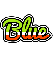 Blue superfun logo