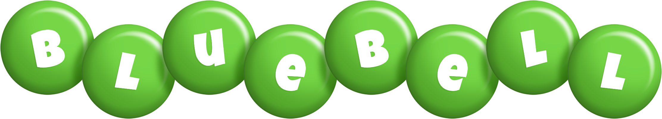 Bluebell candy-green logo