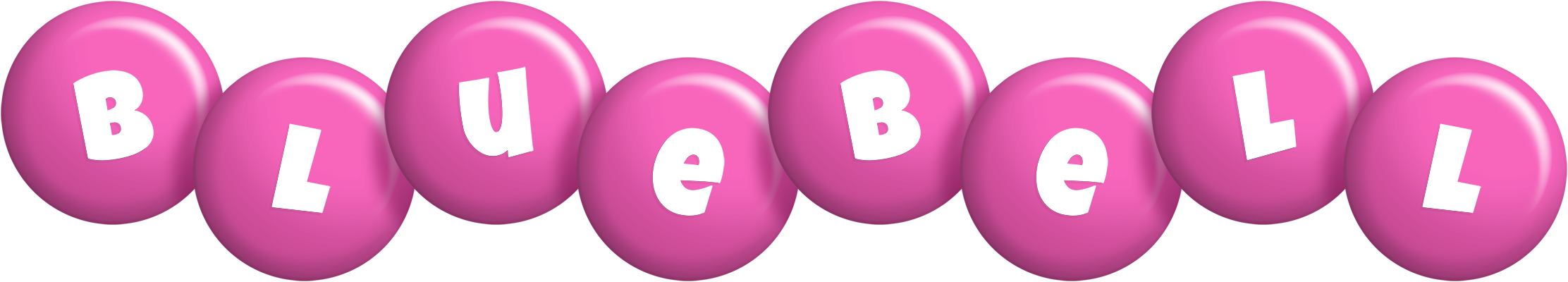 Bluebell candy-pink logo