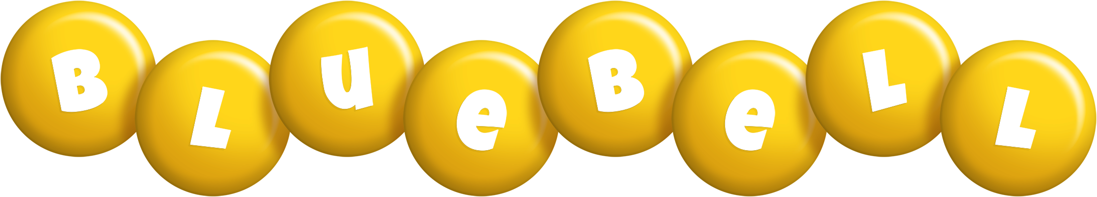 Bluebell candy-yellow logo