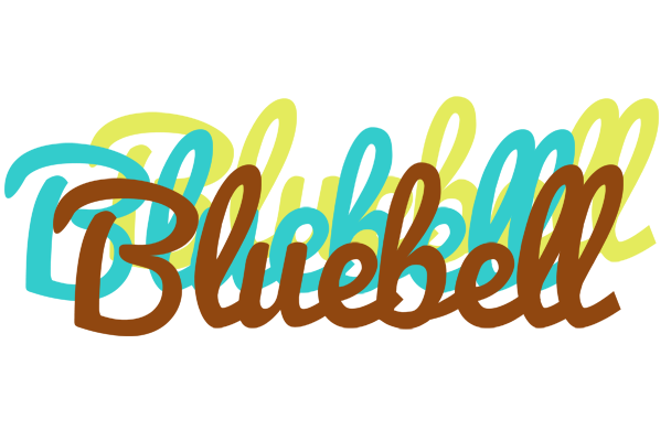 Bluebell cupcake logo