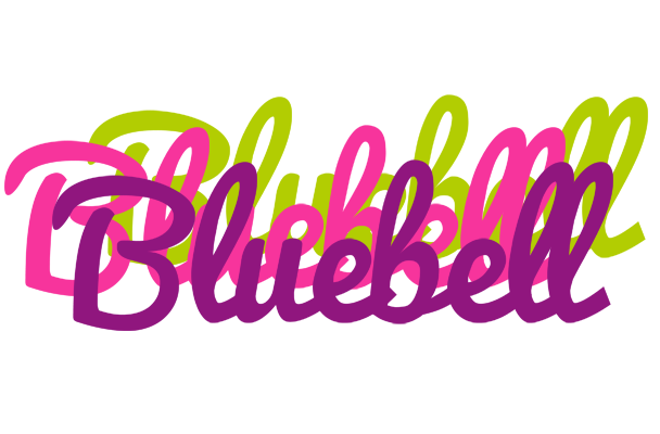 Bluebell flowers logo