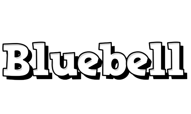Bluebell snowing logo
