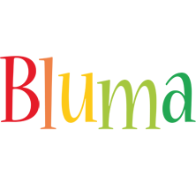 Bluma birthday logo