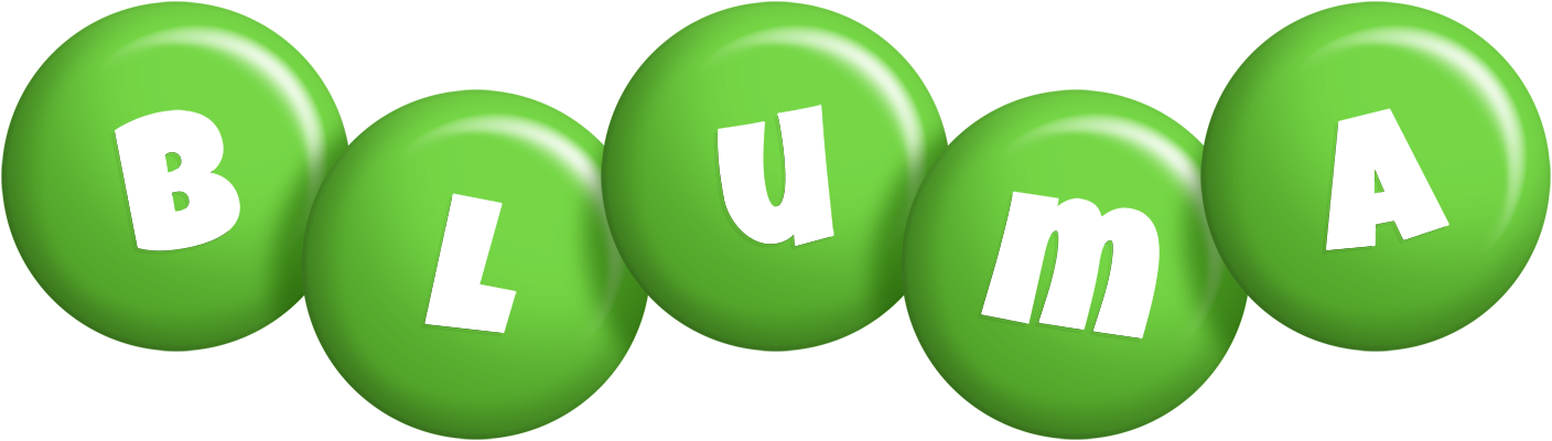 Bluma candy-green logo