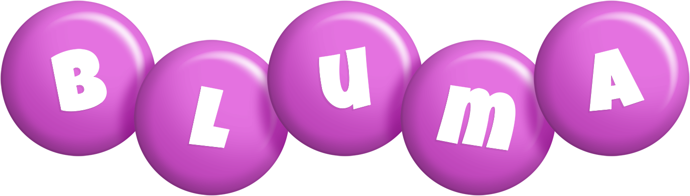 Bluma candy-purple logo