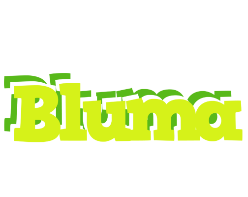 Bluma citrus logo