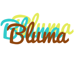 Bluma cupcake logo