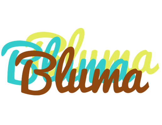 Bluma cupcake logo
