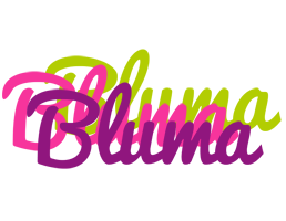 Bluma flowers logo