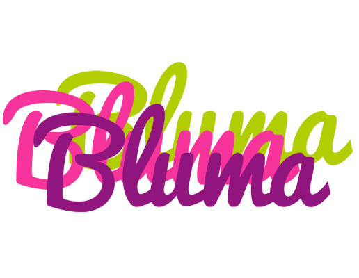 Bluma flowers logo