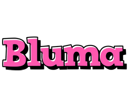 Bluma girlish logo