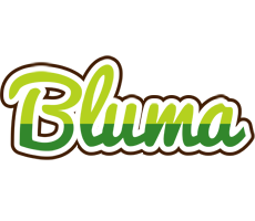 Bluma golfing logo