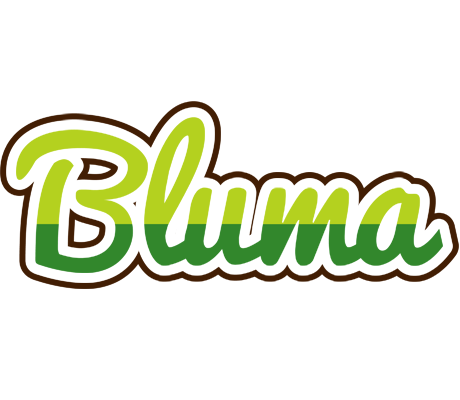 Bluma golfing logo