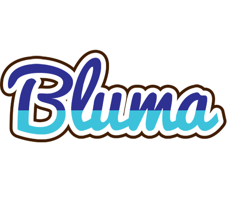 Bluma raining logo