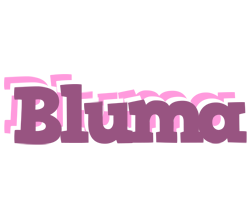 Bluma relaxing logo