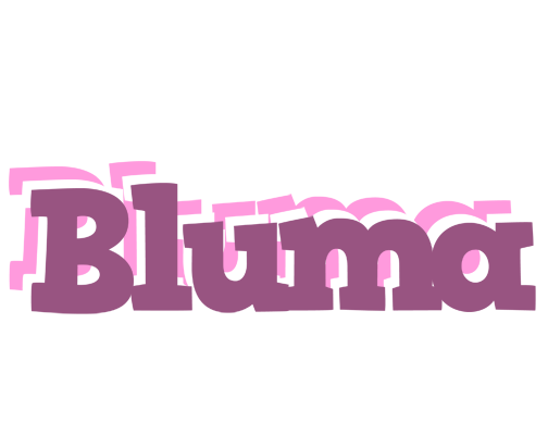 Bluma relaxing logo