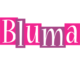 Bluma whine logo