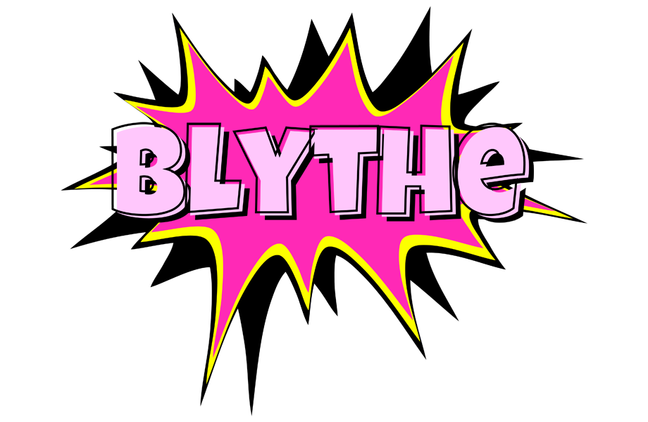Blythe badabing logo