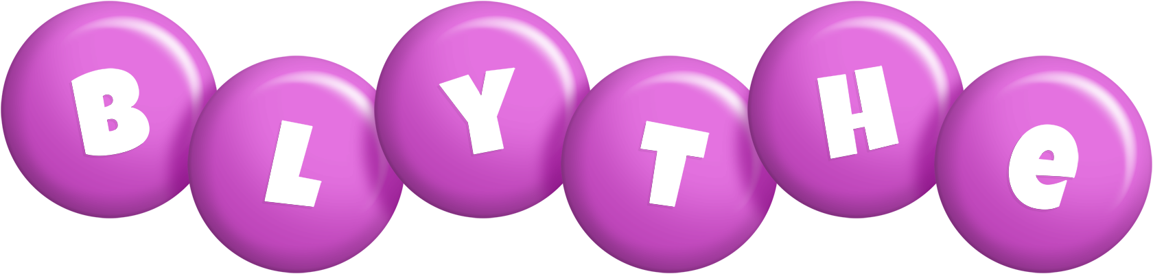 Blythe candy-purple logo