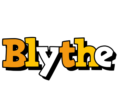 Blythe cartoon logo