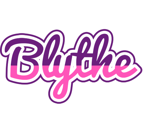 Blythe cheerful logo