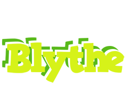 Blythe citrus logo