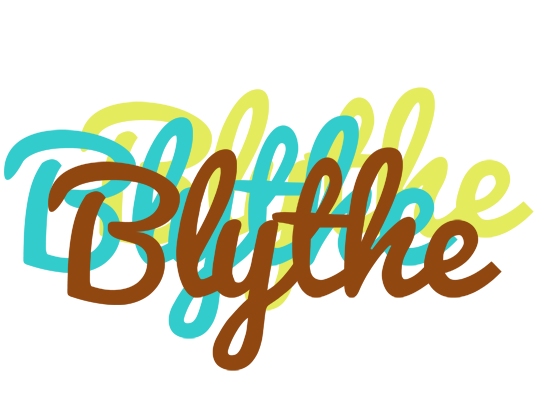 Blythe cupcake logo