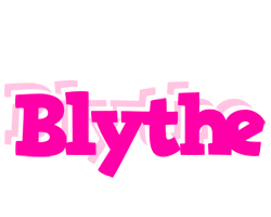 Blythe dancing logo