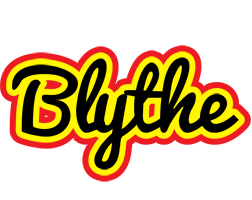 Blythe flaming logo